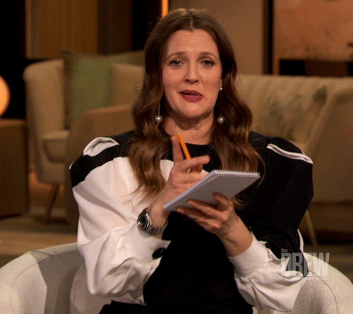 Kate Hudson Writing GIF by The Drew Barrymore Show - Find & Share on GIPHY