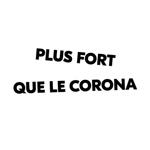 Sterker Dan Corona / Plus Fort Que Le Corona Sticker