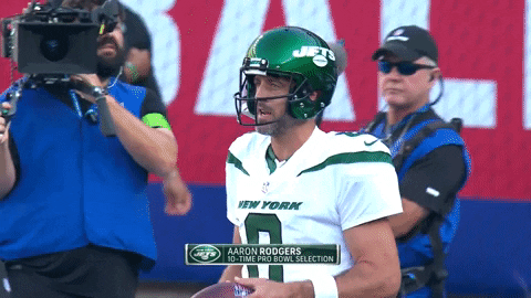 Aaron Rodgers Nfl GIF by New York Jets