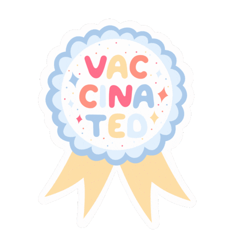 Excited Corona Sticker