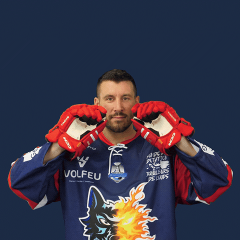 Sport Hockey GIF by BruleursDeLoups