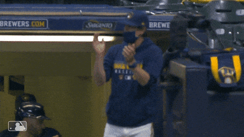 Craig Counsell Applause GIF by Milwaukee Brewers