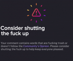 Instagram Shut Up GIF