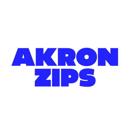 Akron Zips Ua Sticker by The University of Akron