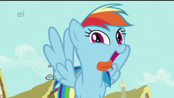 rainbow dash horse GIF