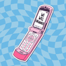 We Will Organize pink flip phone