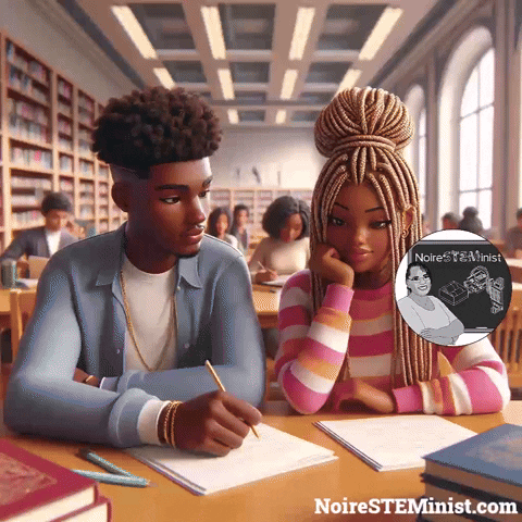 Studying College Students GIF by NoireSTEMinist