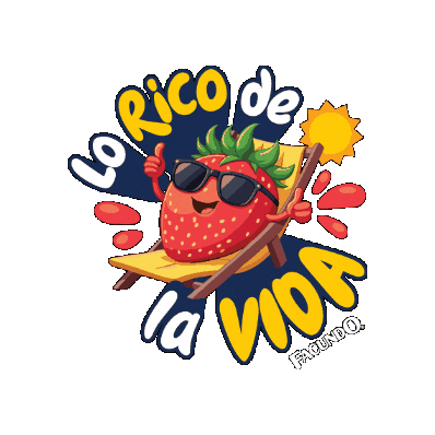 Frutillas Sticker by Facundo Alimentos