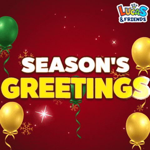 Merry Christmas Love GIF by Lucas and Friends by RV AppStudios