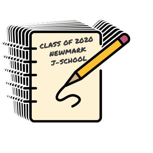 2020 Sticker by Newmark J-School