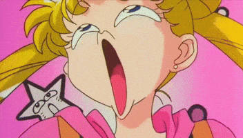 Screaming Sailor Moon GIF