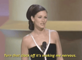 julia roberts turn that clock off GIF by The Academy Awards