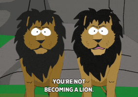 lion GIF by South Park 