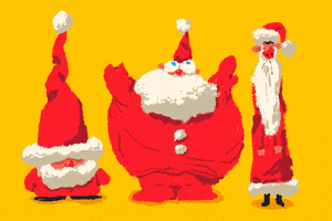 santa claus GIF by GIPHY Studios Originals