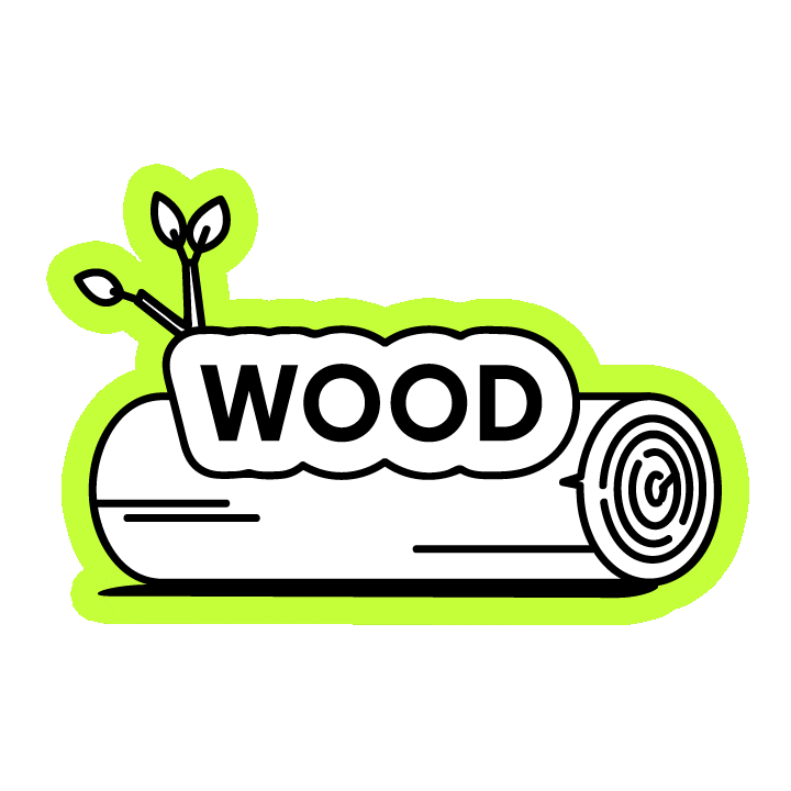 Wood Pow Sticker by GAP