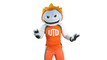 Lets Go Mascot Sticker by UT Dallas