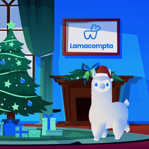 Noel Animaux GIF by Mika le lama