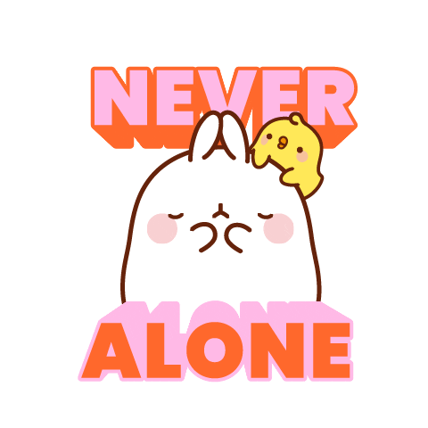 Be Kind Help Sticker by Molang
