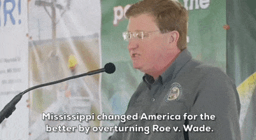 Roe V Wade Mississippi GIF by GIPHY News