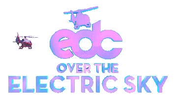 Under The Electric Sky Festival Sticker by Maverick Helicopters
