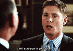 izzathapa angry supernatural annoyed dean winchester GIF