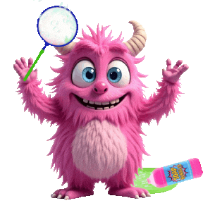 Blowing Bubbles Sticker