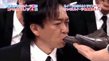 manuelpina chocolate shoe japanese game show japan game show GIF