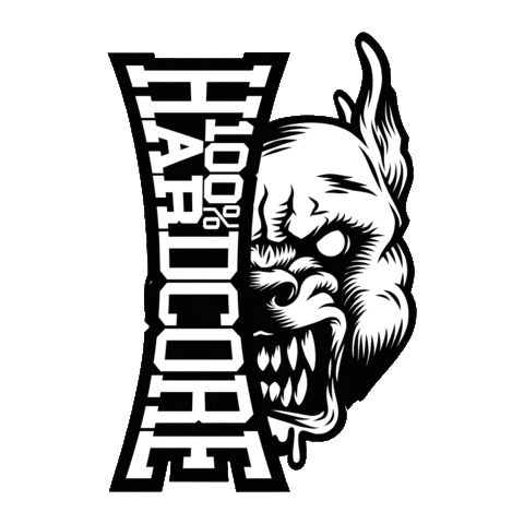 100procenthardcore Sticker