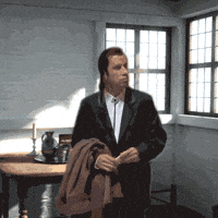confused john joh travolta GIF by Al Rifai