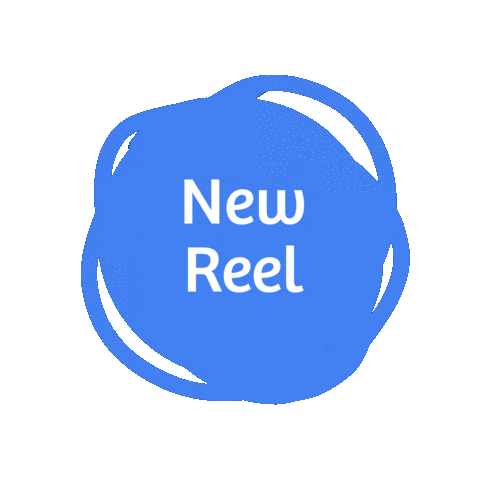Reel Sticker by @nienkevletter