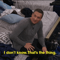 I Dont Know Cbs GIF by Big Brother