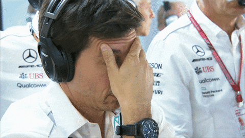 Stressed Toto Wolff GIF by Formula 1 - Stressed Toto Wolff GIF by Formula 1