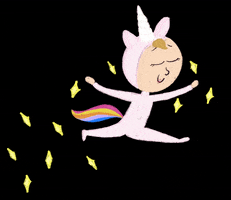 AtelierDav sparkle glitter unicorn spark GIF
