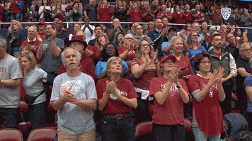 Clap Fans GIF by Pac-12 Network