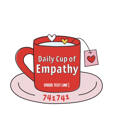 Tea Love Sticker by Crisis Text Line