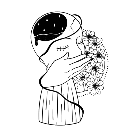 Sorry Patient Sticker by Crescentia Chelsea