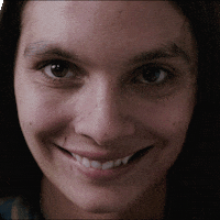 Caitlin Stasey Creepy Smile GIF by Smile Movie