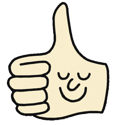 White House Thumbs Up Sticker by No Labels