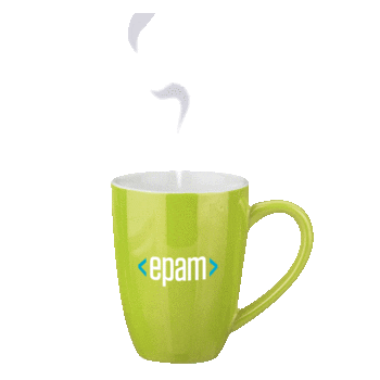 Coffee Work Sticker by EPAM Belarus