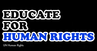 Educate Human Rights GIF by United Nations Human Rights