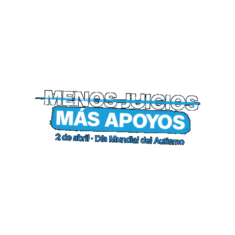 2Deabril Sticker by Autismo España