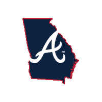 Baseball Atlanta Sticker Braves Chop GIF