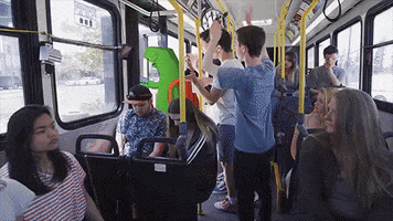 SamTrans bus manners etiquette samtrans GIF