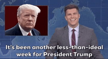 Colin Jost Trump GIF by Saturday Night Live
