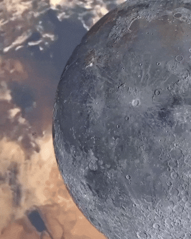 The Moon Space GIF