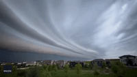 Magnificent Shelf Cloud Hangs Over Omaha as Storms Leave 40,000 Without Power