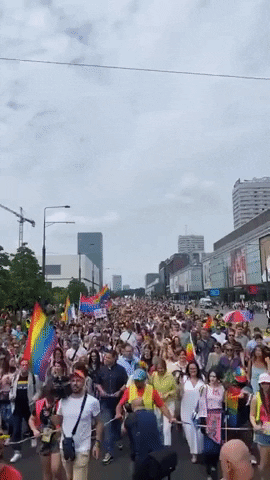 Pride Parade Love GIF by Storyful
