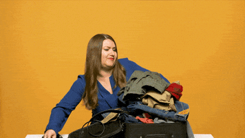 UPexpress up vacation messy packing GIF
