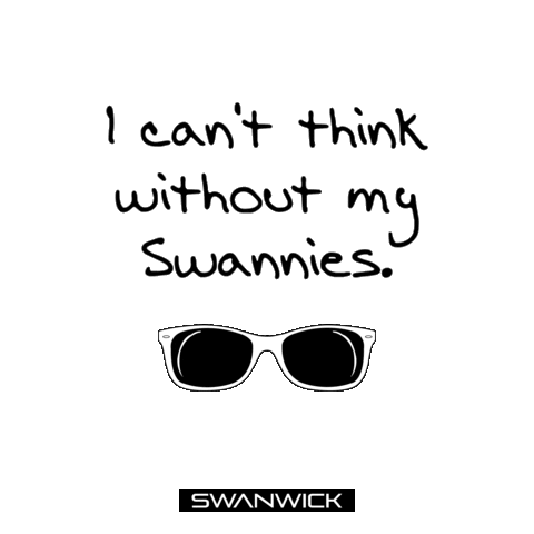 Think Eye Glasses Sticker by Swanwick Sleep