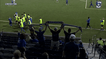 Fans Scarves GIF by Creighton University Athletics